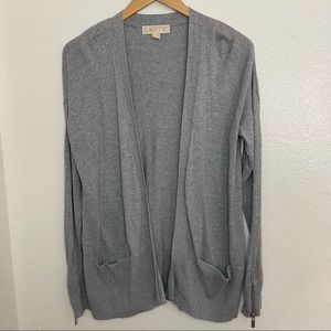 Michael Kors gray cardigan